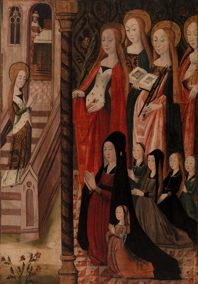Mary Visits the Temple by French School